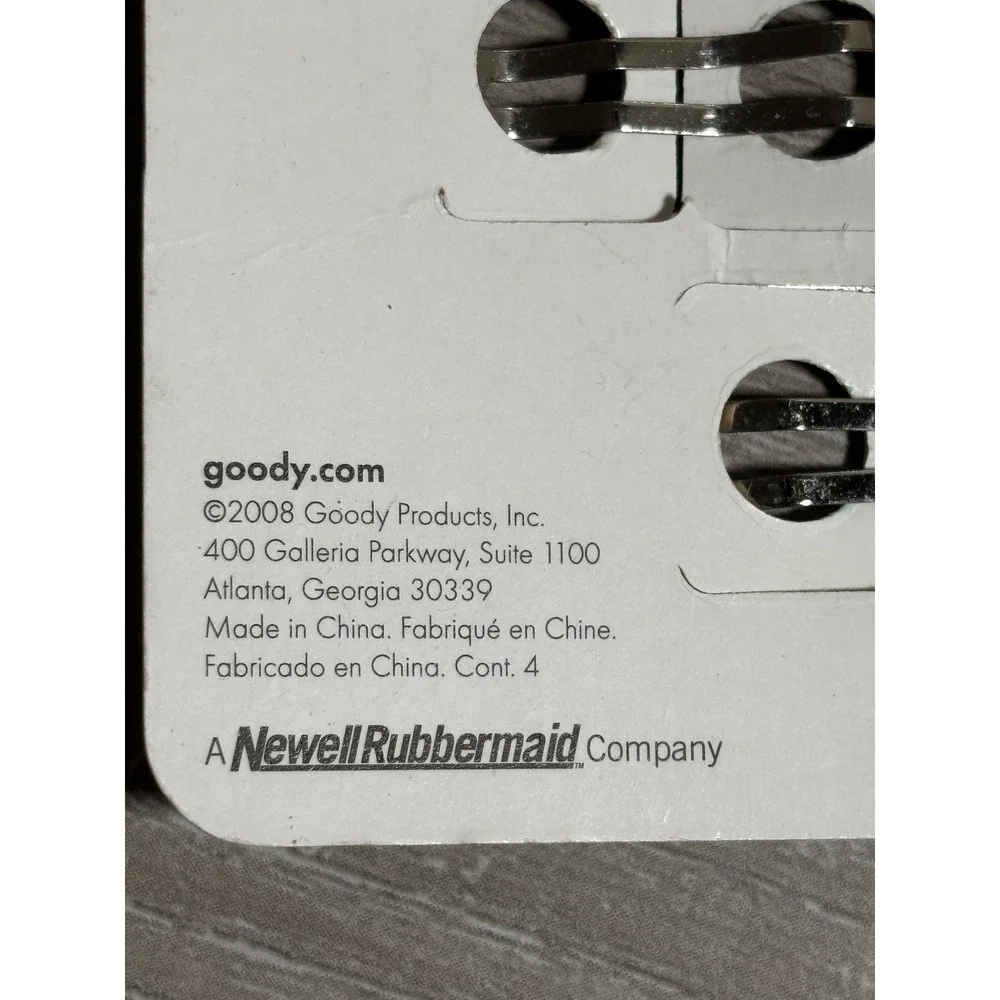 Goody Hair Hints Contour Snap Hair Clips 5 Pack Tortoise Brown Vintage 2008